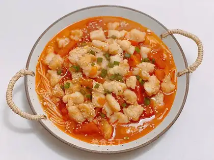 Tomato lobster soup