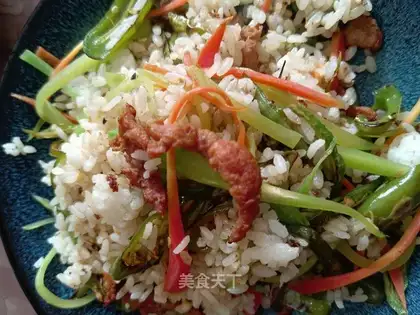 Pepper beef fried rice