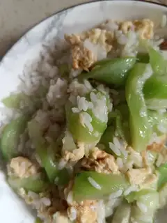 Smelt egg fried rice