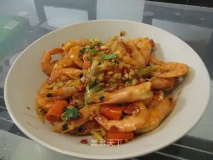 Shrimp with garlic