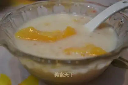 Papaya double milk sago