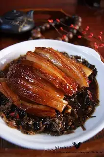 braised pork with plum vegetables