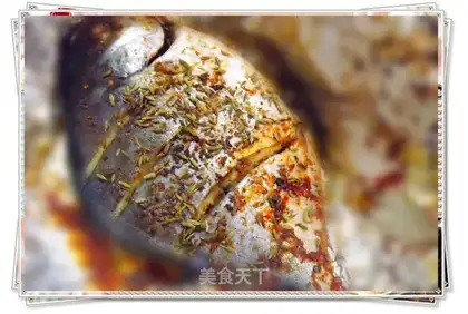 Roasted flat fish