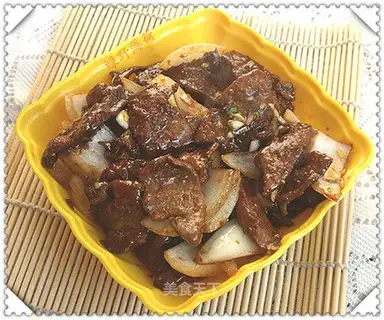 stir-fried liver tip