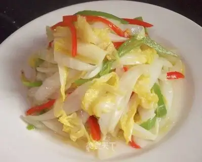 stir-fried baby vegetables with spicy rice