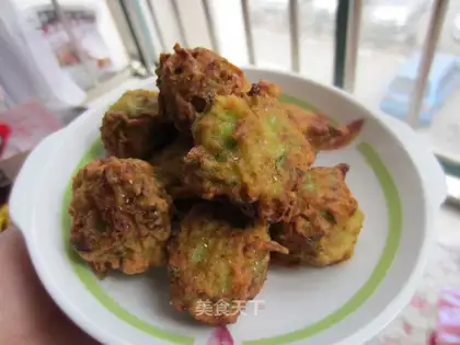 fried radish meatballs