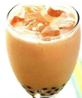 Papaya Pearl Ice Milk Tea