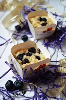 Blueberry yogurt muffin
