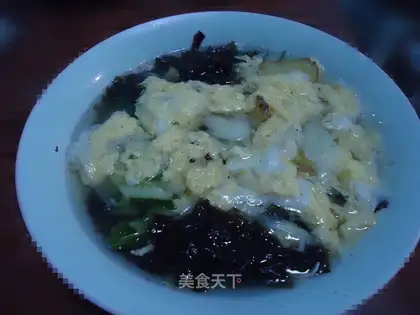 seaweed egg soup