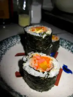 Korean seaweed sushi roll
