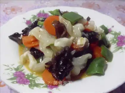 stir-fried fish with spicy sauce