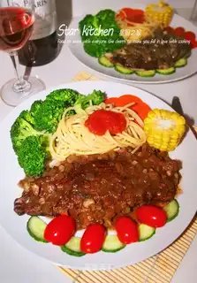 black pepper steak