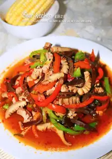 stir-fried kidney flower