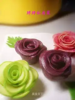 Purple sweet potato rose