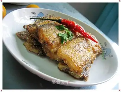 Pan-fried salty hairtail