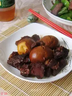 Stewed egg with soy sauce