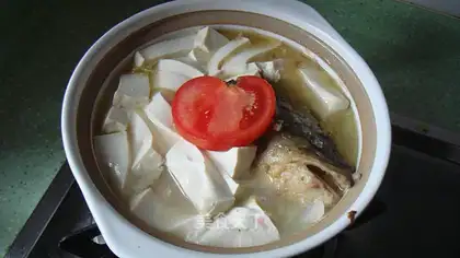 Fish head tofu casserole