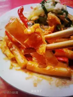 Korean fried rice cake