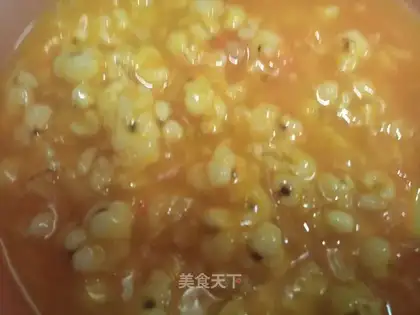 Coix seed and pumpkin soup