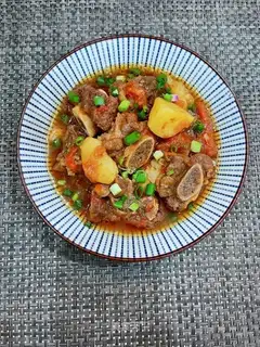 Tomato potato steak