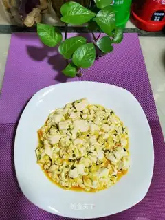 Crab butter tofu