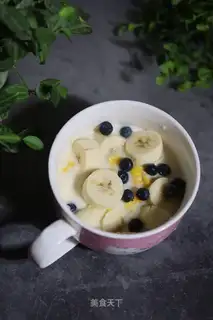 Corn banana yogurt