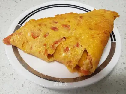 Tomato egg pancakes