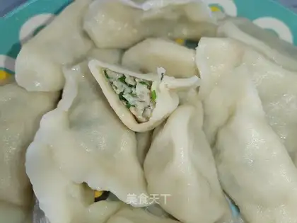 A fish dumpling