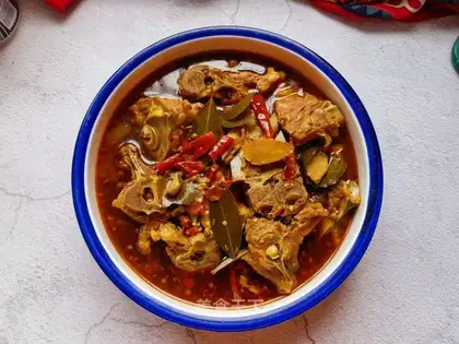 Spicy sheep spine