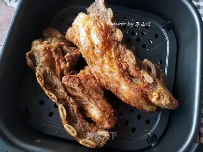 Air-cooked lamb chops