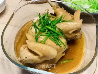 A simple onion chicken
