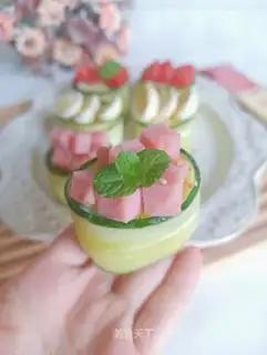 cucumber mashed salad sushi