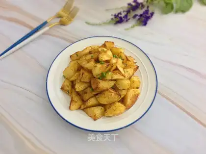 Air-cooked potatoes