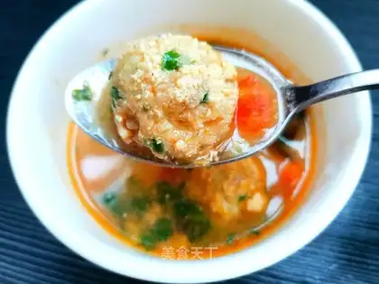 Tofuball soup