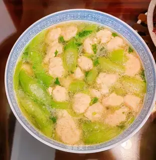 Shrimp smelt soup