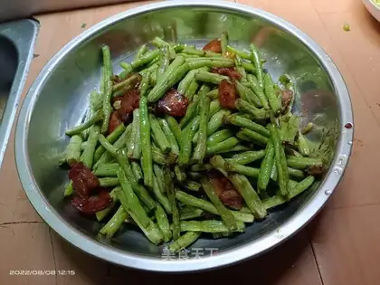 Five flowers and beans