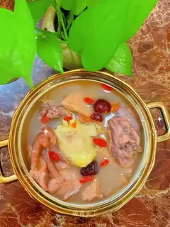 Dino chicken soup