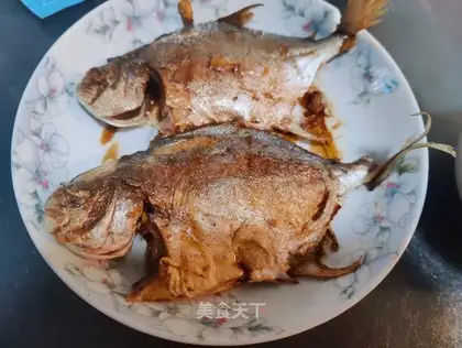 Fried mackerel