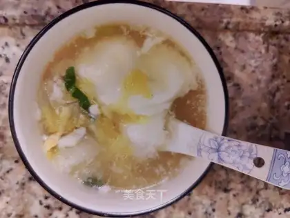 White egg soup
