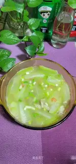 Shrimp melon soup