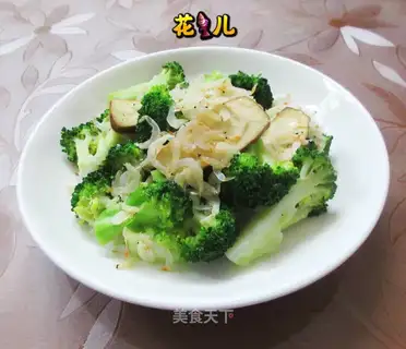 Shrimp fragrance and broccoli