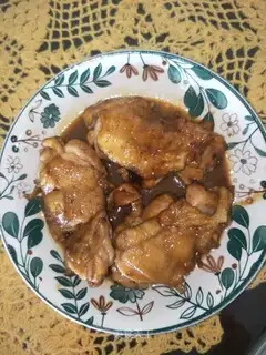 Burn chicken legs