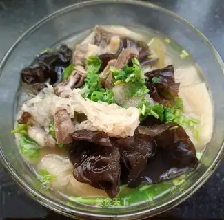 The heart of a deer with mushrooms