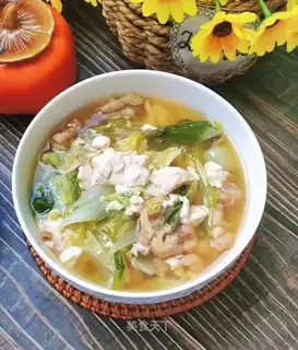 Tofu soup