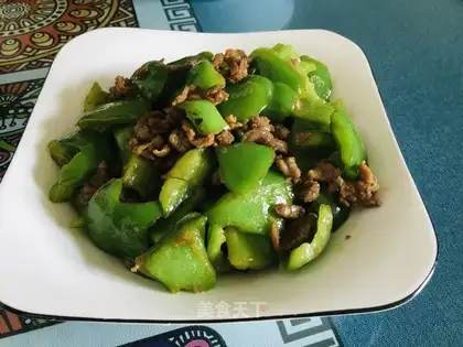 Cream pepper beef