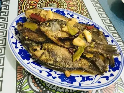 It's a home-cooked catfish