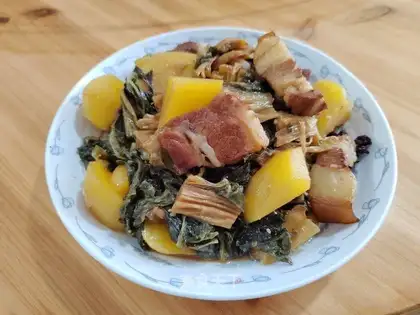 Potato mustard stew