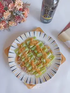 Garlic fan silk melon