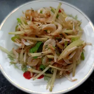 Creamed shrimp