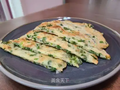 An egg pancakes for the moongrass